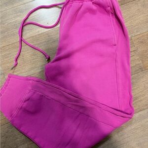 PINK Victoria's Secret Fuchsia Joggers